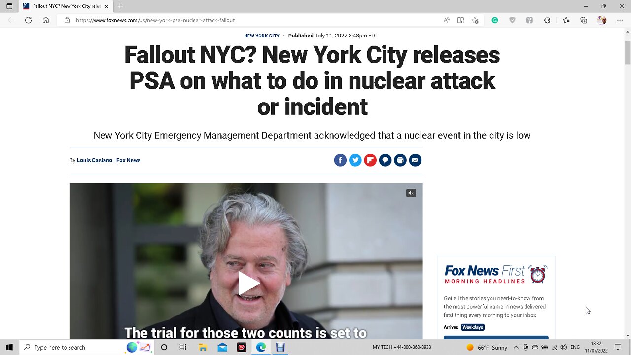 New York City releases PSA on what to do in a nuclear attack or incident