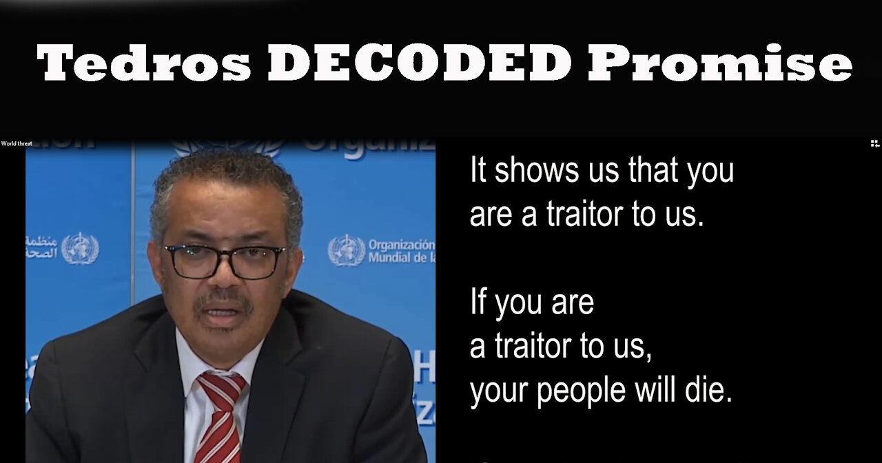 Tedros DECODED Promise