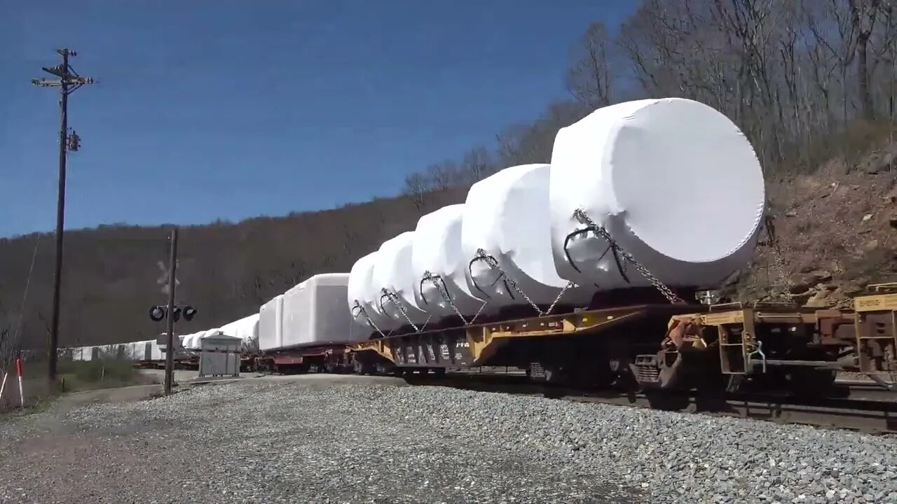 Wind turbine parts headed east