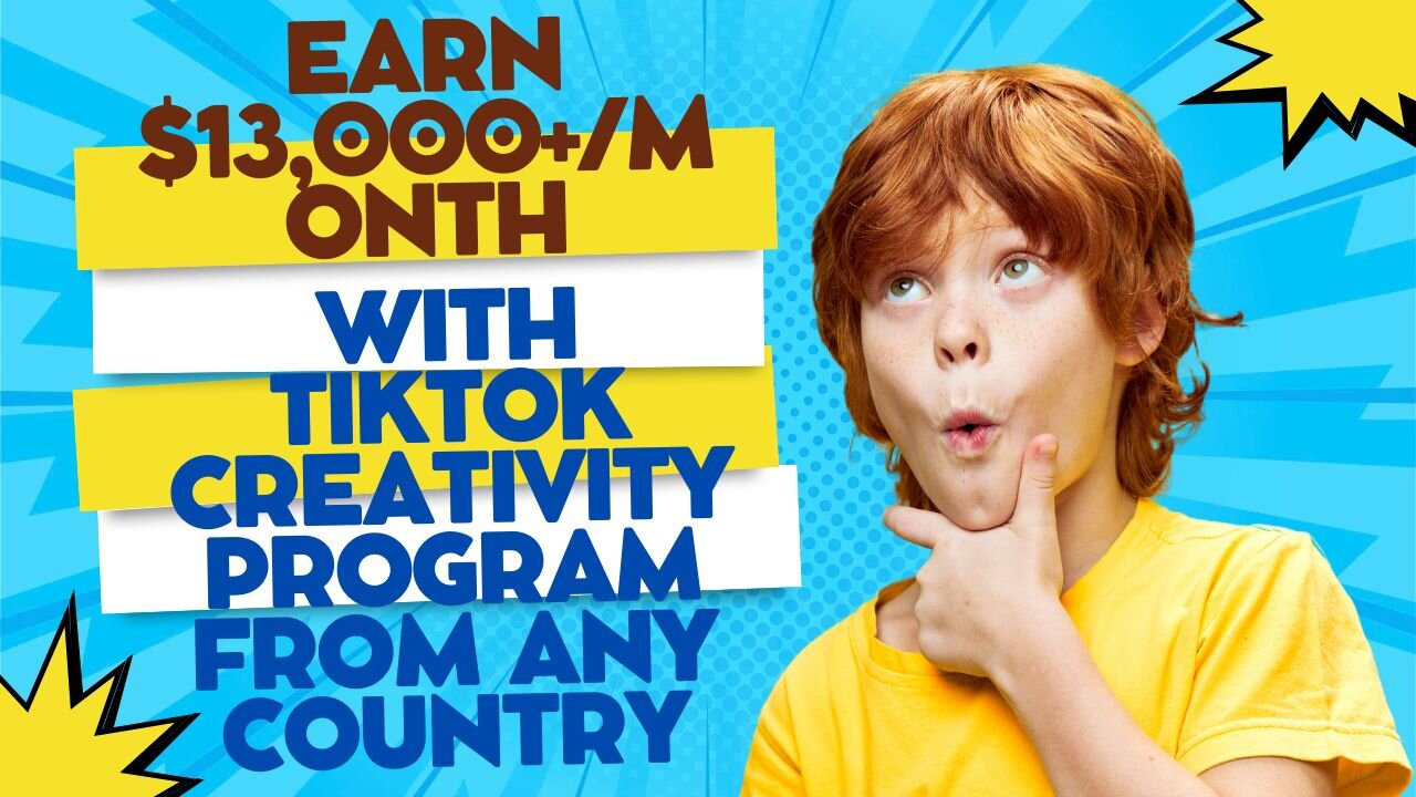 Earn $13,000+/Month 🤑 With TikTok Creativity Program From Any Country..