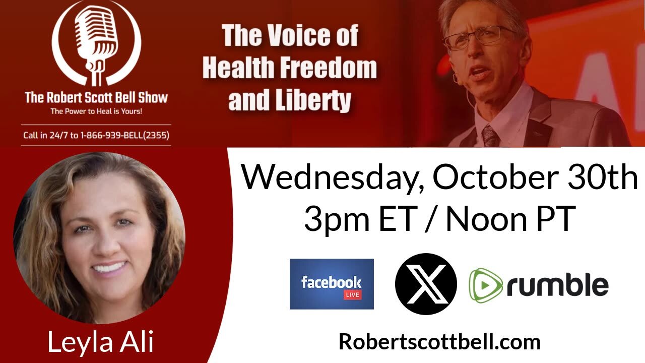 Big Pharma’s Media Influence, Leyla Ali, Cancer Alternatives, Resilience from Adversity, Food Dye Dangers, Safest Juicers - The RSB Show 10-30-24