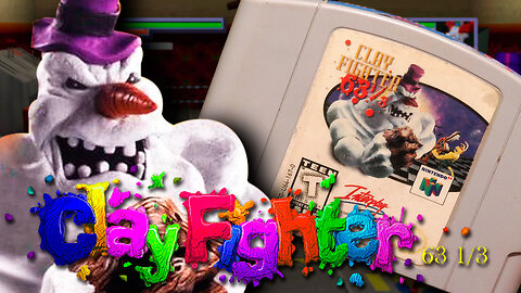 GAMEEXTV - retroautopsia de CLAYFIGHTER 63⅓ para el NINTENDO 64