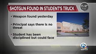 Shotgun found in student's truck at Seminole Ridge Community High School