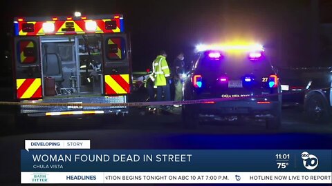 Woman found dead in street
