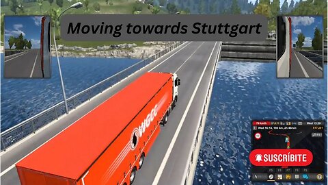 Move WGCC Trailer to Stuttgart in Euro Truck Simulator - Full Job