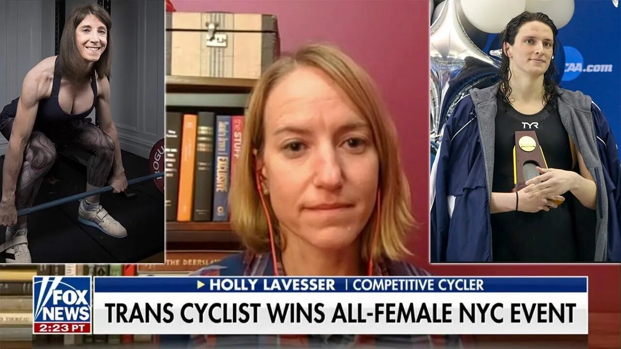 Female cyclist has a message for females staying SILENT on Transgenders DESTROYING women's sports!