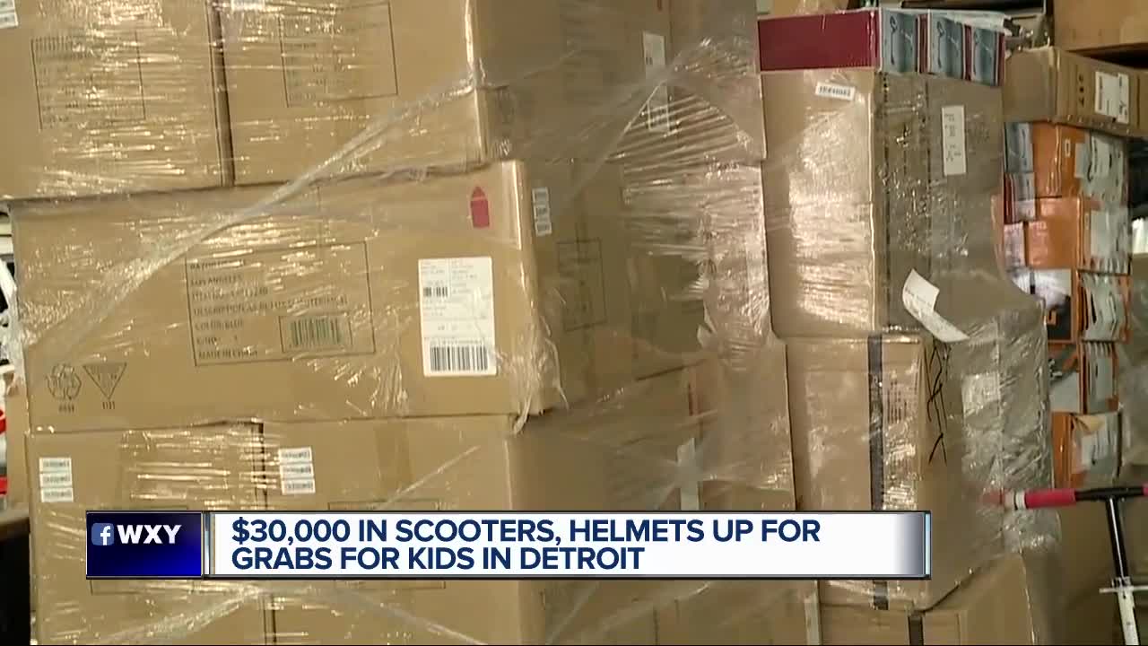 $30K in scooter, helmets up for grabs for kids in Detroit