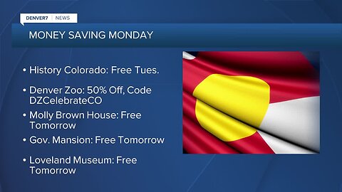 Money Saving Monday: Deals for Colorado day Tuesday