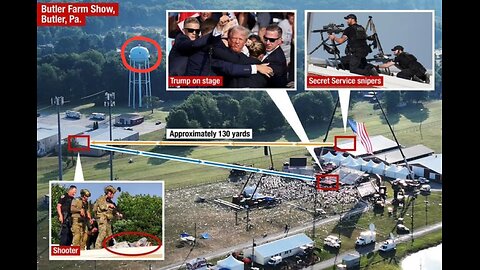 🚨🇺🇸 Ballistic Evidence & 4x Eye-Witnesses of 2nd Shooter in Water Tower: Trump Assassination❗️