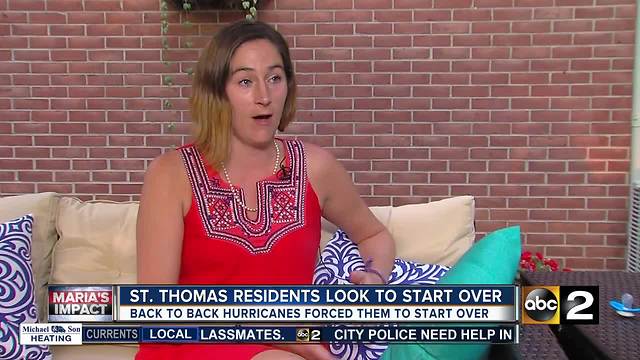 St.Thomas resident with ties to Baltimore trying to move on after hurricanes