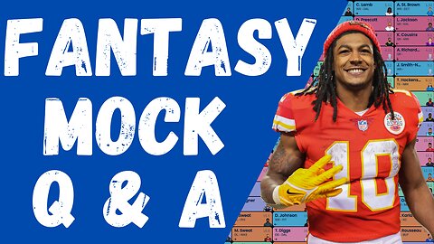 Thursday Fantasy Football Mock Drafts, Multiple Mock Drafts & Q + A