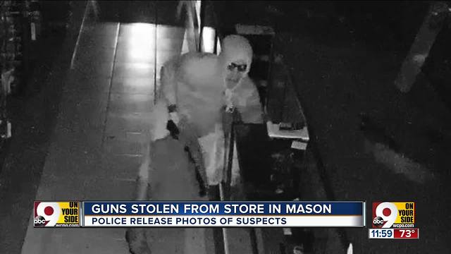 Caught on camera: Firearms stolen from Ohio gun shop