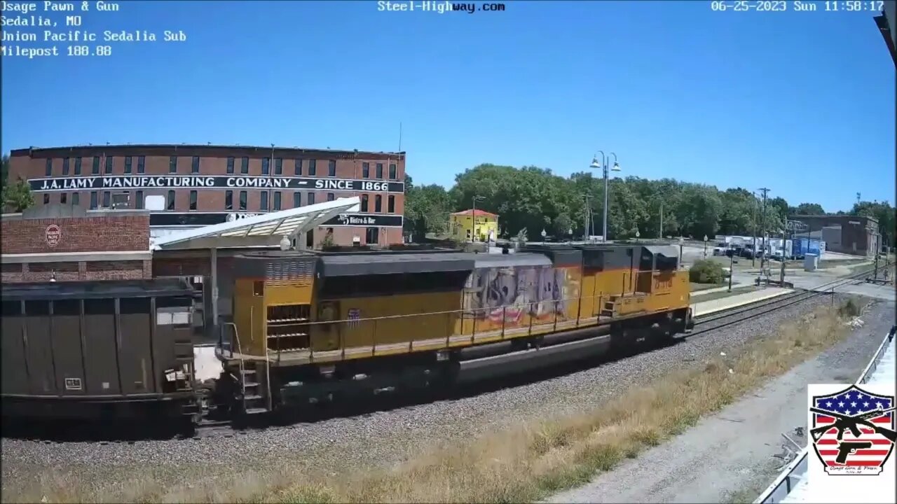 UP 1995 Leading WB Empty Coal in Sedalia, MO on June 25 ,2023