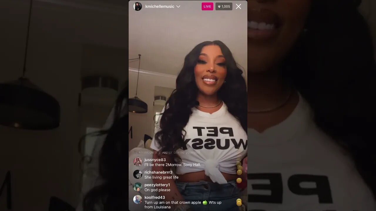 KMichelleMusic IG LIVE: K Michelle Talks Healing & Growth & Getting Naked At Her Shows (03-03-23)