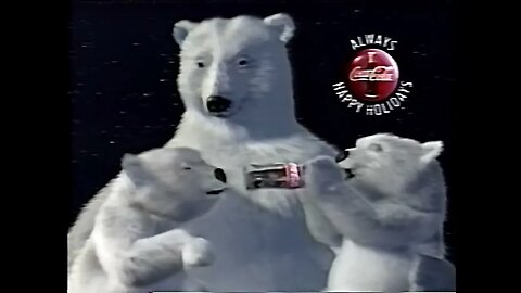 Coca-Cola Christmas Polar Bear Commercial 1999