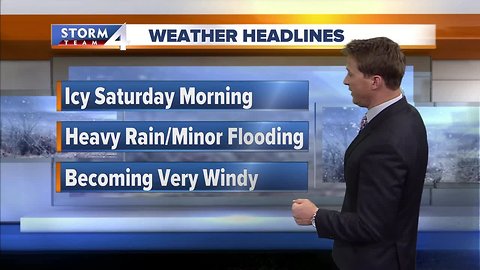 Sunny Friday, clouds rolls in overnight
