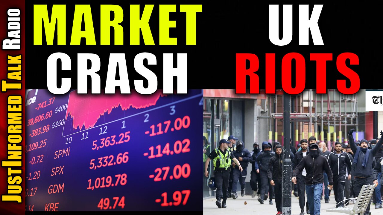 Violent Hordes Of Foreign Invaders Destroy The UK As GLOBAL Markets Crash!