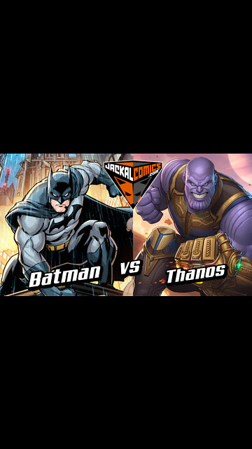 BATMAN Vs. THANOS - Comic Book Battles: Who Would Win In A Fight?
