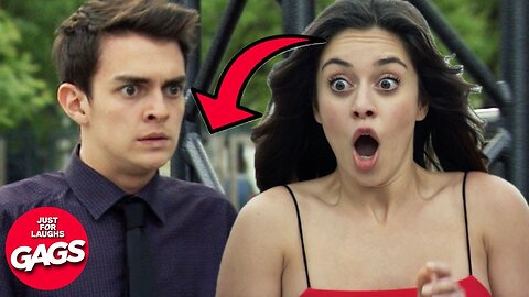 Gaslighting His Girlfriend Prank 2024 - Just For Laughs Gags