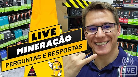 📽️ LIVE! BATE PAPO E TIRA DÚVIDAS - MERCADO CRIPTO E MINERAÇÃO