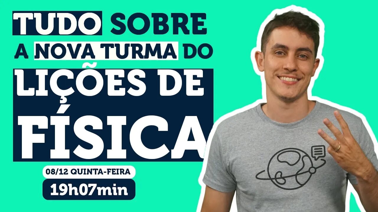 AULA 3: O seu Guia Personalizado de Estudos de FÍSICA (tudo em suas mãos!)