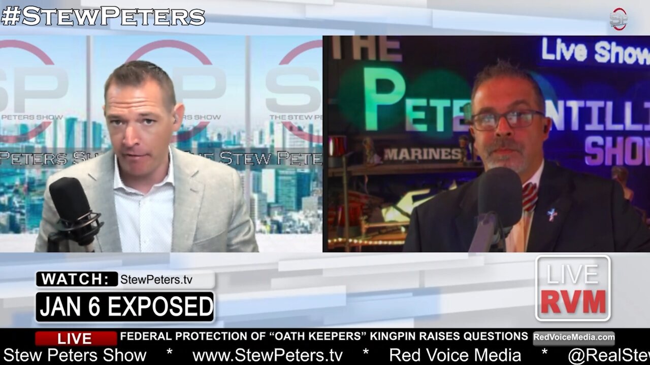 "Oath Keeper" Stuart Rhodes EXPOSED As FBI INFORMANT! Stew Peters Interviews Pete Santilli - 2183