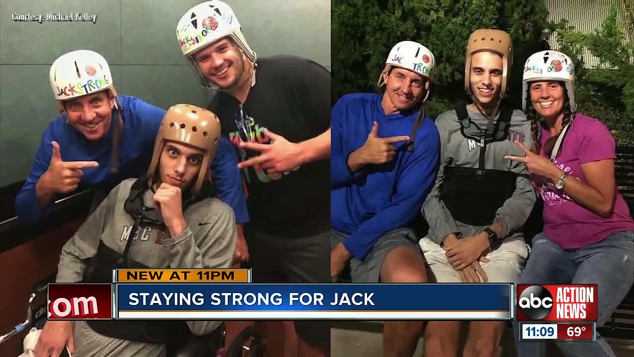 Lakewood Ranch athletes support former teammate injured in rollover crash