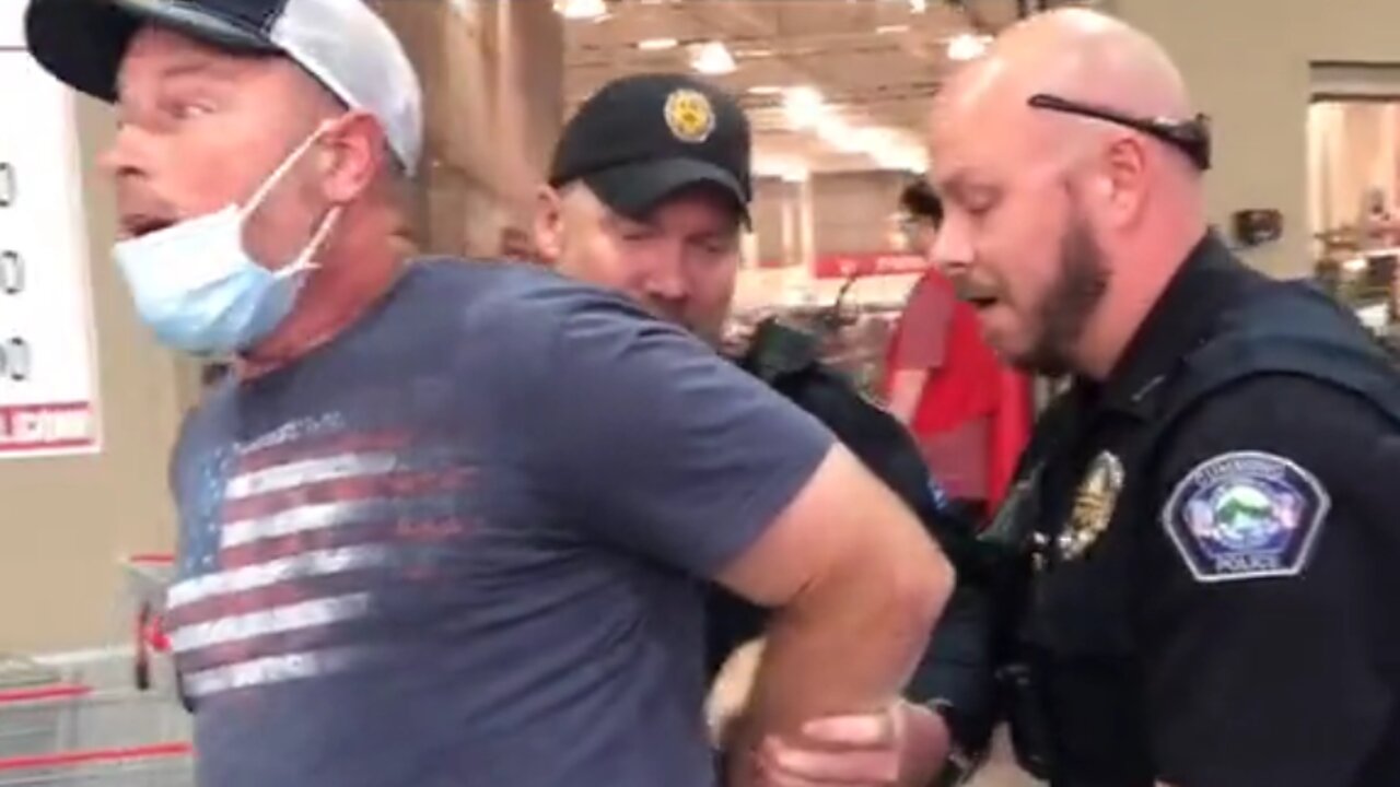 Man Arrested In Georgia Costco For Not Wearing Mask By Maskless Cops