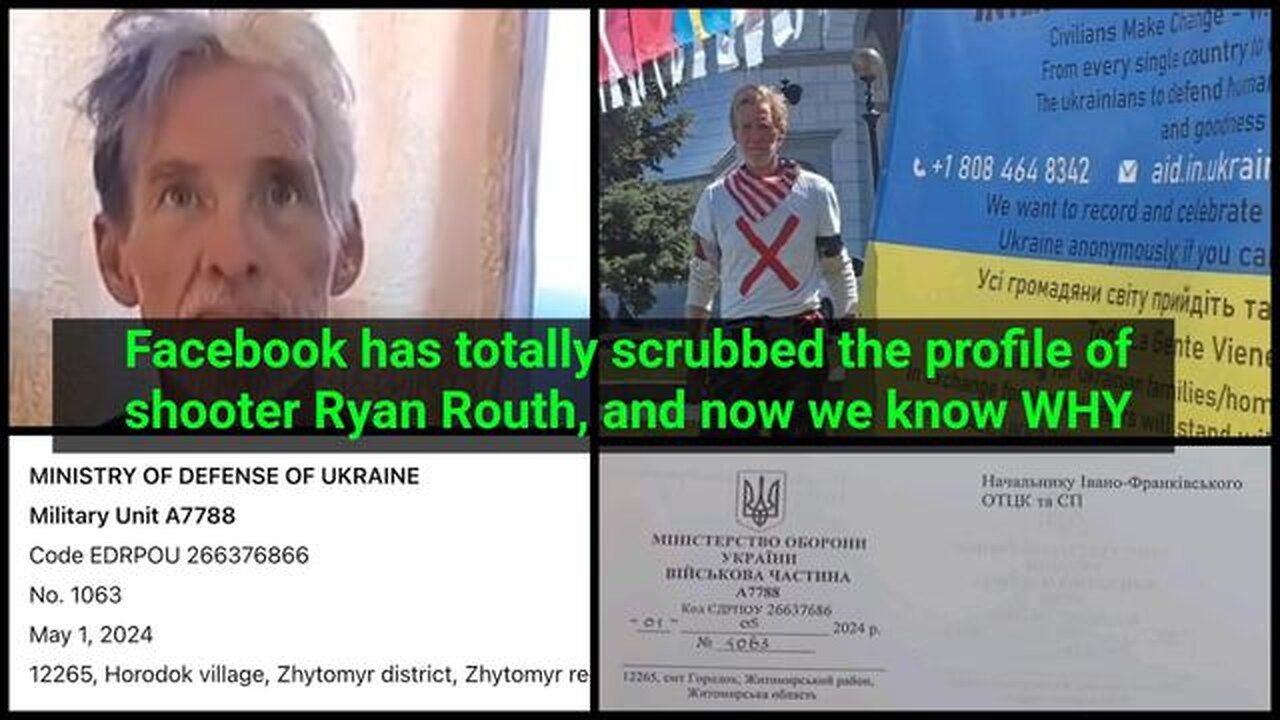 Facebook has totally scrubbed the profile of shooter Ryan Routh, and now we know WHY