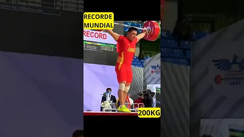 RECORDE MUNDIAL no Arranco de 200kg de Zhe Yang (109kg). #Shorts