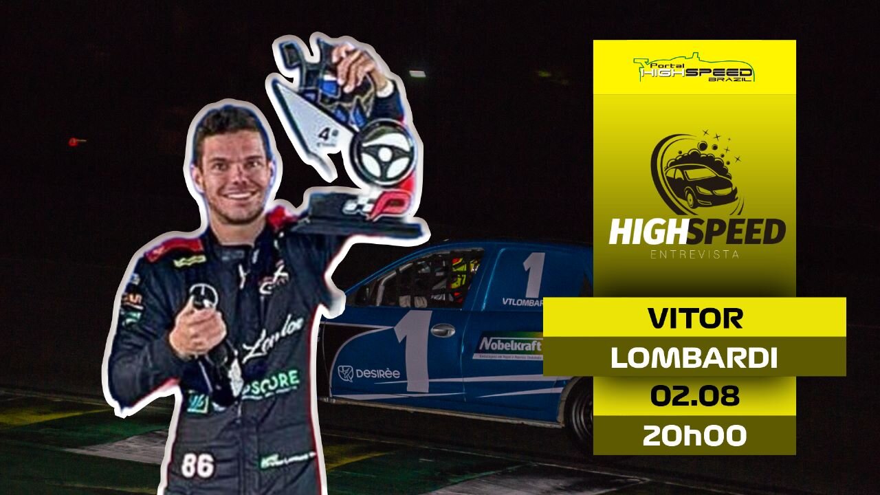 🎙️ VITOR LOMBARDI | PILOTO AMG CUP E RACE CUP | HIGH SPEED CAST | AO VIVO