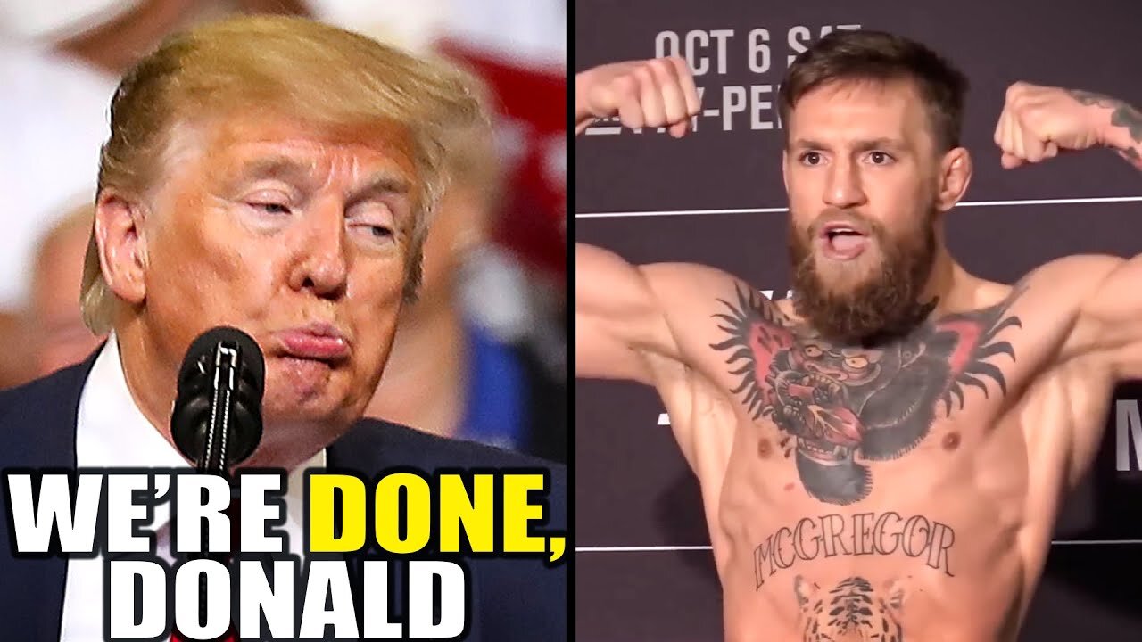 Conor McGregor TURNS ON Donald Trump in Stunning Decision