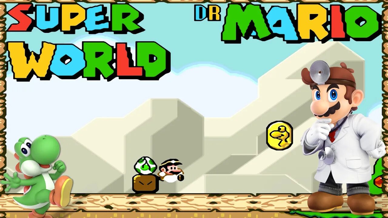 SUPER DR. MARIO WORLD CUIDANDO DE VOCÊ - SMW HACKS