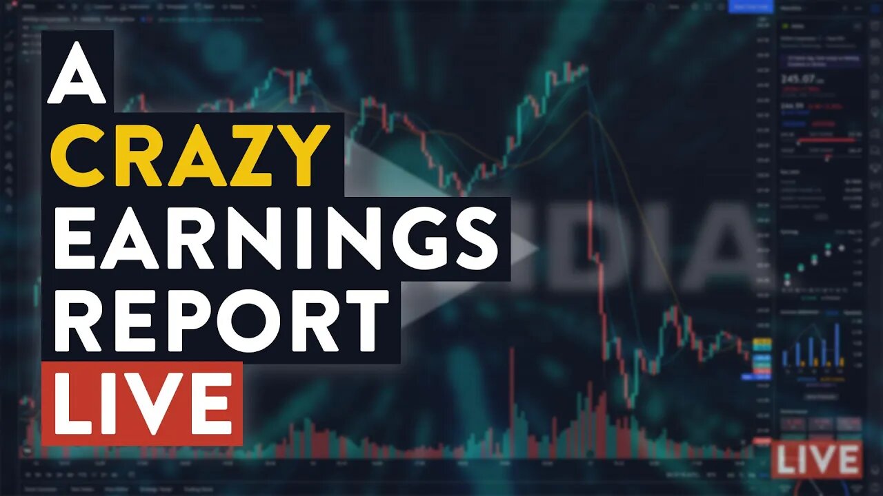 Watch a CRAZY Stock Earnings Report... LIVE! (Trading 101)