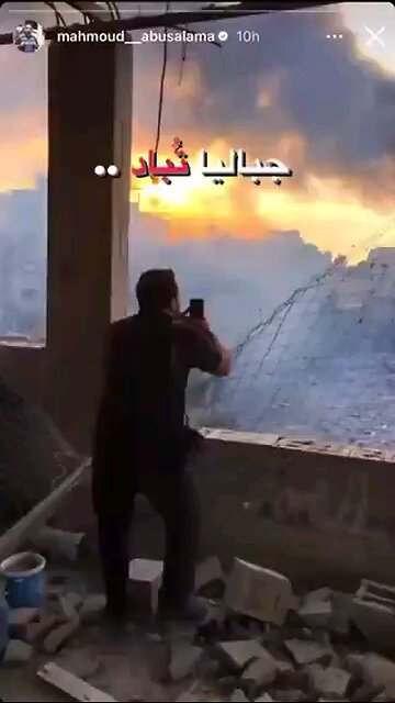 Journalist Mahmoud Abusalama captures an apocalyptic scene in Jabalia which the israelis ⏬⏬Read desp