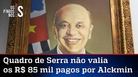 Perícia conclui que Alckmin superfaturou quadro de José Serra
