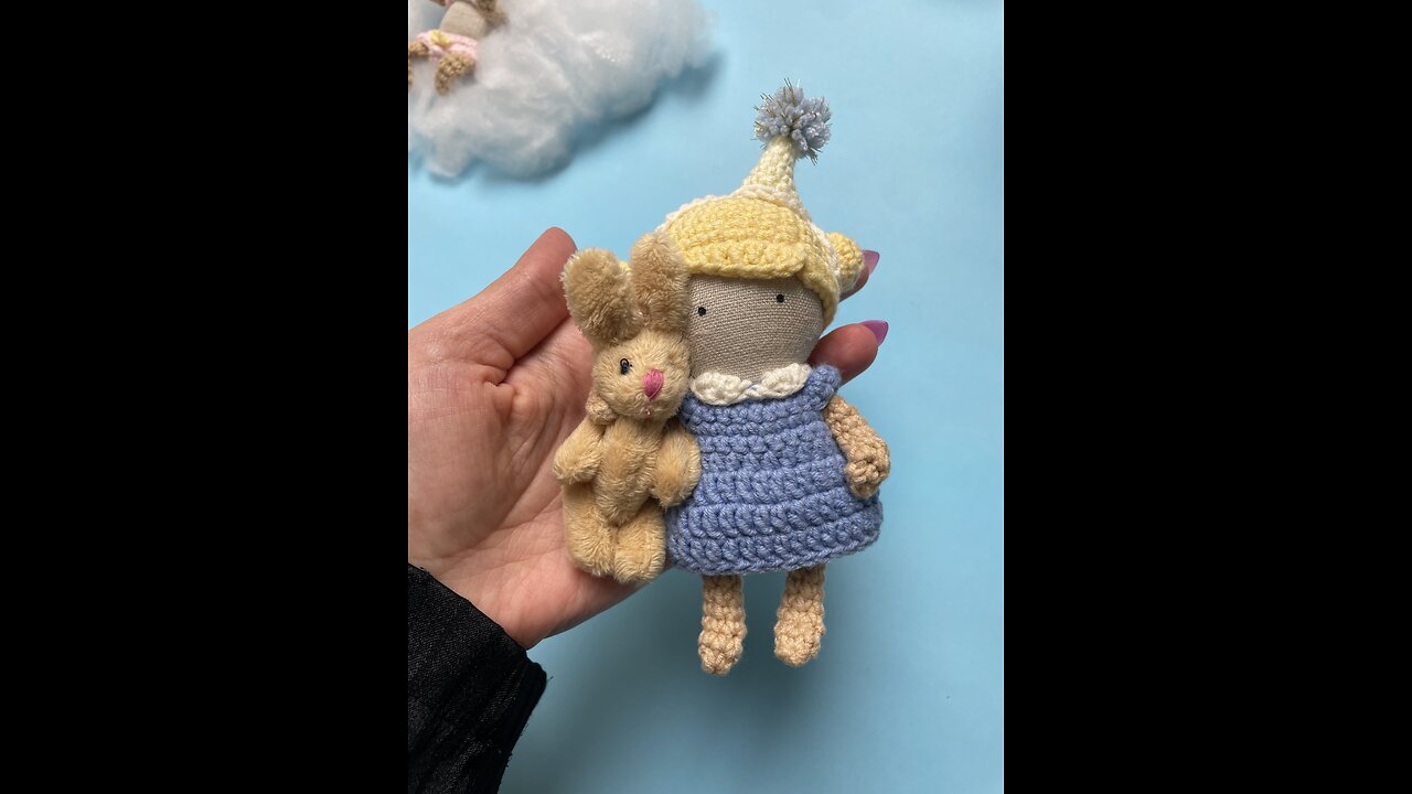 Frame-by-frame animation video. Backstage №15. Lyalyechki. Knitted dolls.