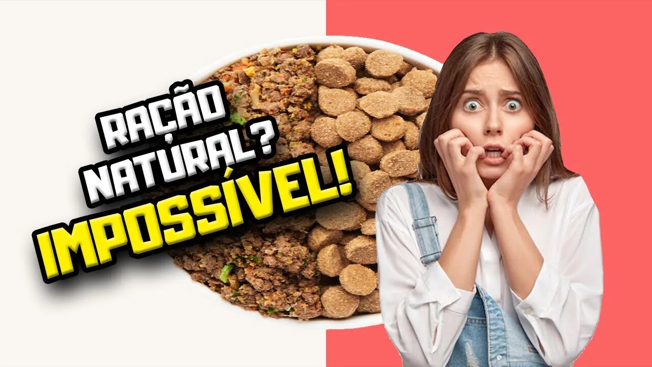 É IMPOSSÍVEL existir uma ração natural | Dr. Edgard Gomes | Alimentação natural para Cães