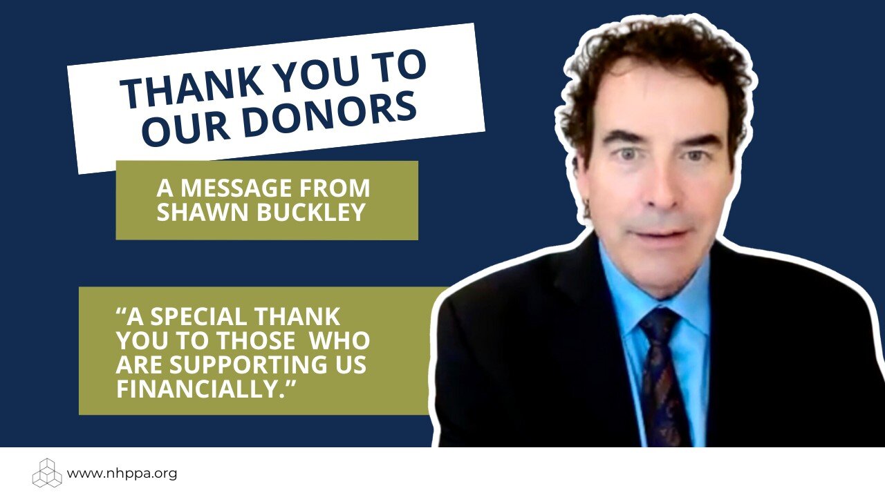 Heartfelt Gratitude From Shawn Buckley