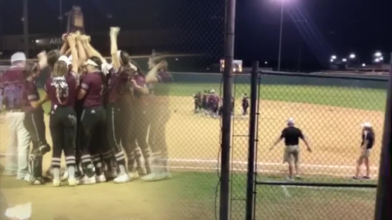 Kellyville's slow-pitch softball team wins state, makes history