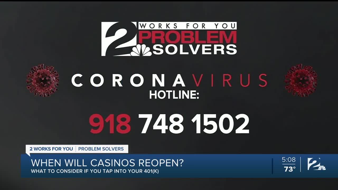 Problem Solvers Coronavirus Hotline: When will casinos reopen?