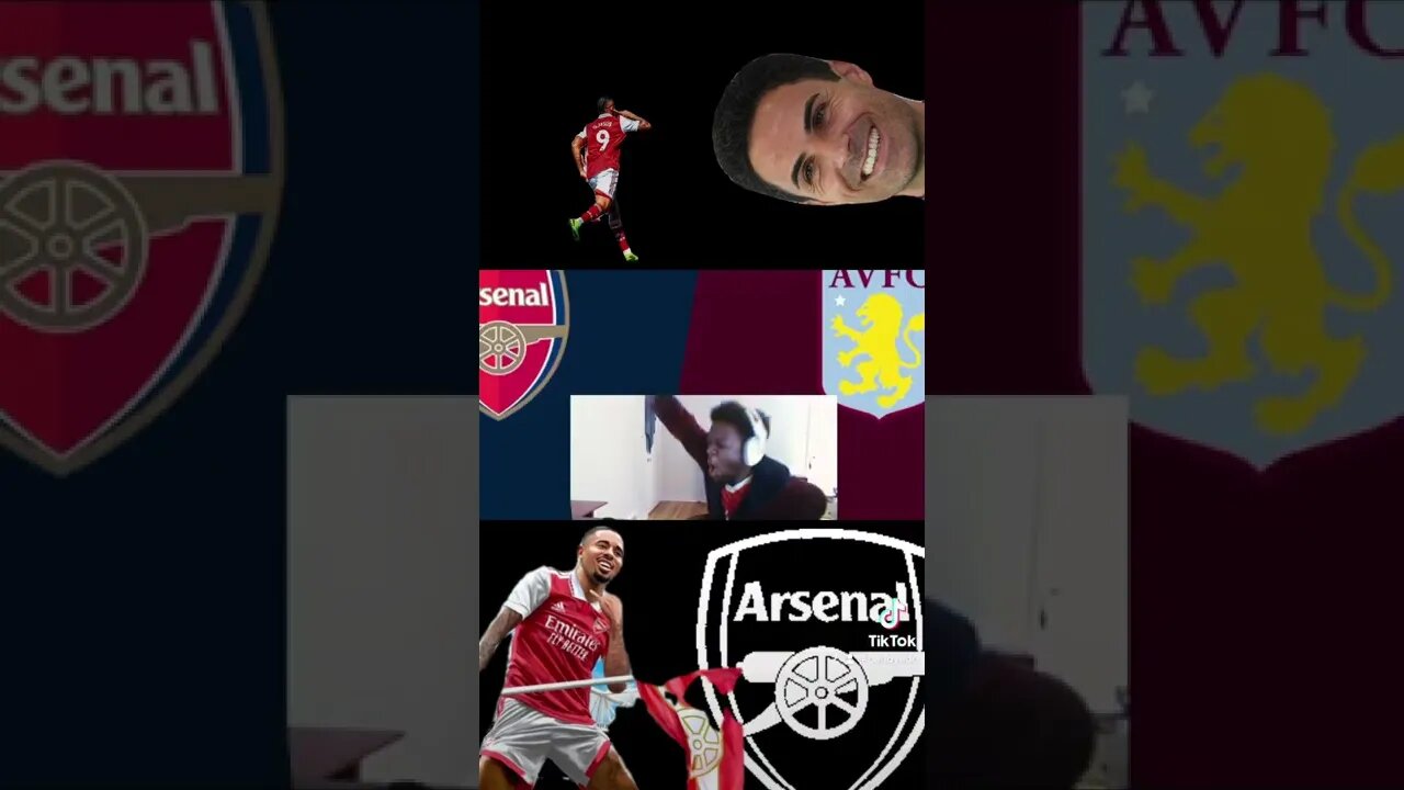 ARSENAL VS ASTON VILLA 1-0 GABI #Arsenal #arsenalfantv #brasi #premier league #soccer #football