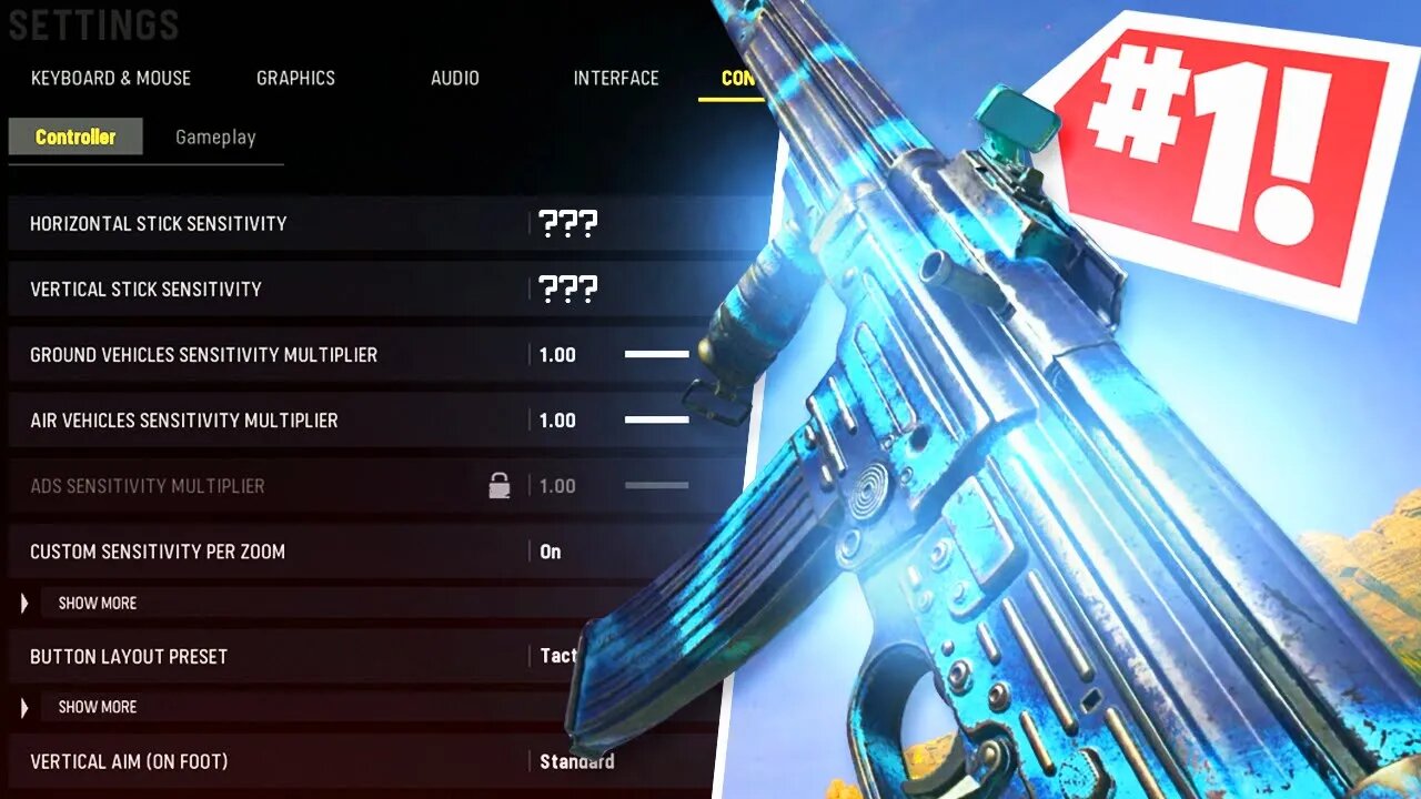 *NEW* VANGUARD BEST SETTINGS FOR CONTROLLER & PC! ( FOV, Sensitivity, Deadzone)