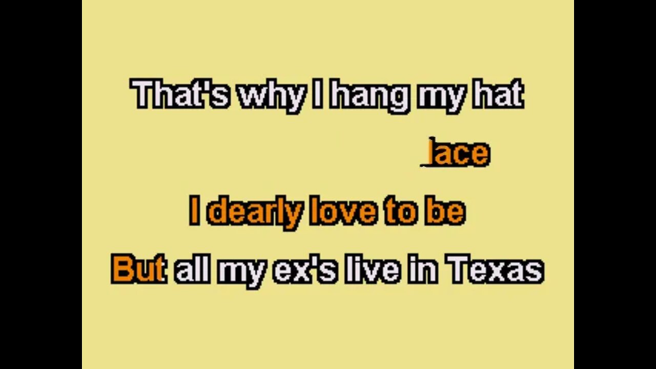 TU040 02 George Strait All My Ex's Live In Texas