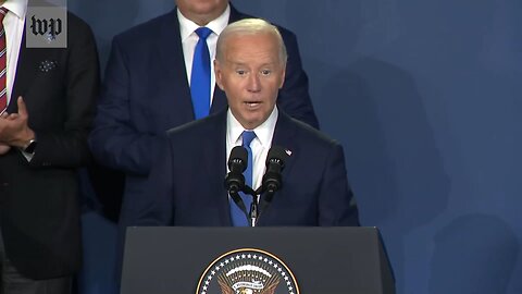 Biden introduces courageous, determined, president of Ukraine - Putin