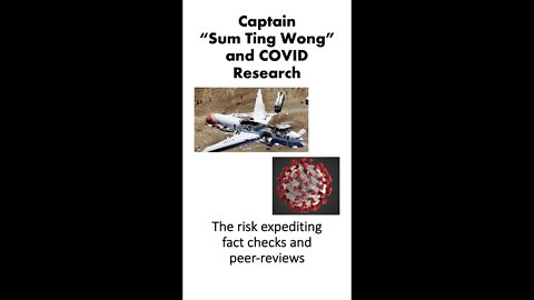 "Captain Sum Ting Wong" & COVID Research #shorts