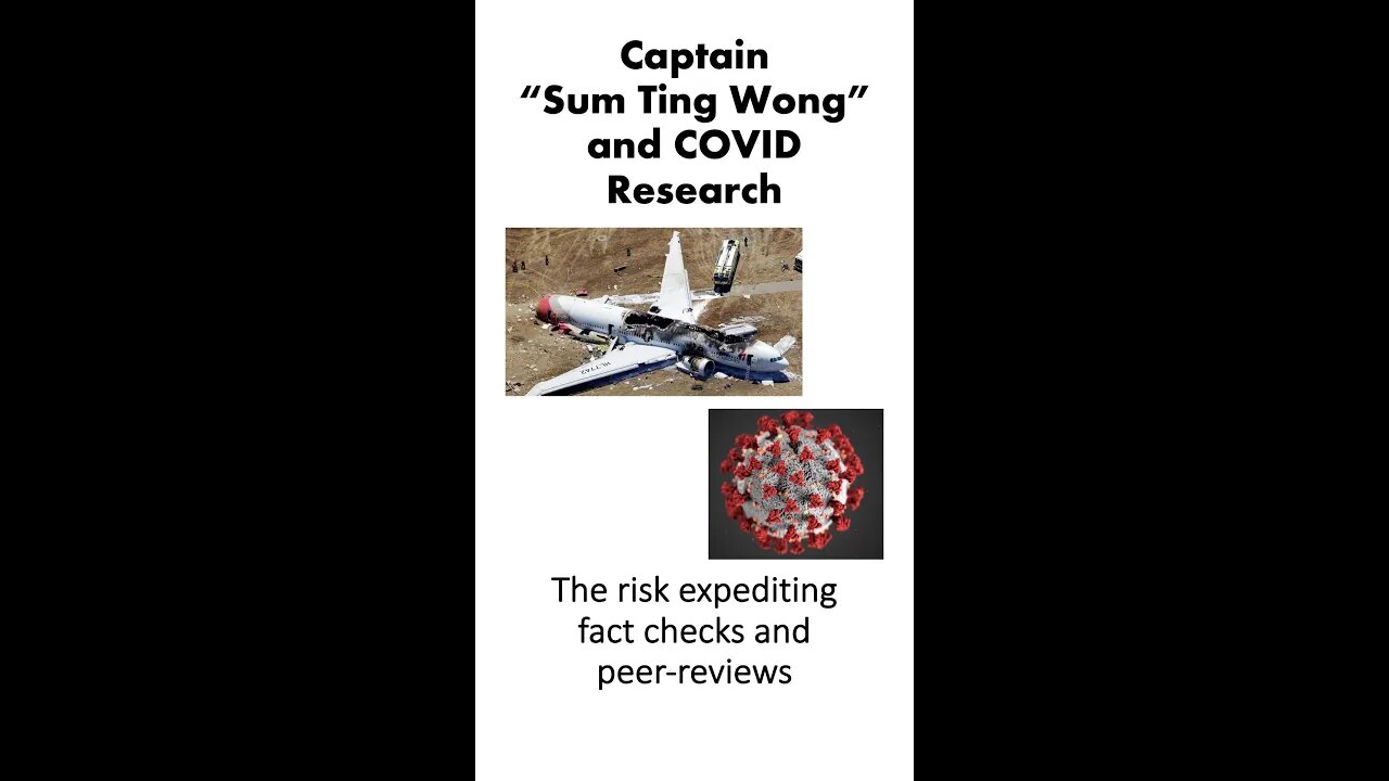 "Captain Sum Ting Wong" & COVID Research #shorts