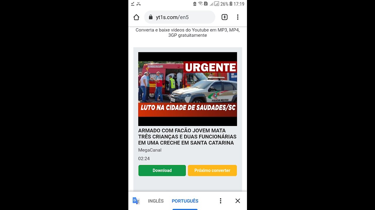 Tragédia jovem mata 2 crianças e uma professora em uma creche
