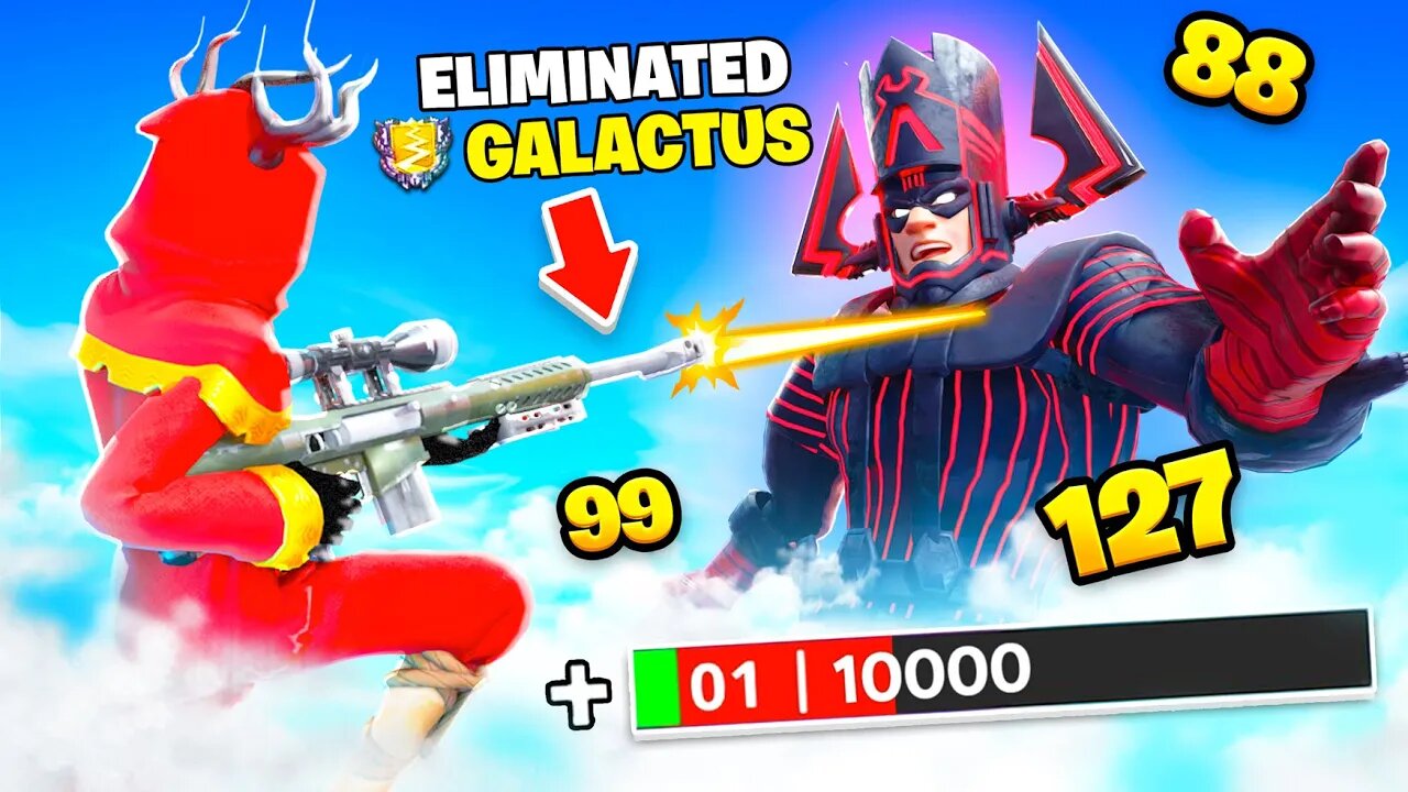 I Glitched To ELIMINATE Galactus In Space - Fortnite