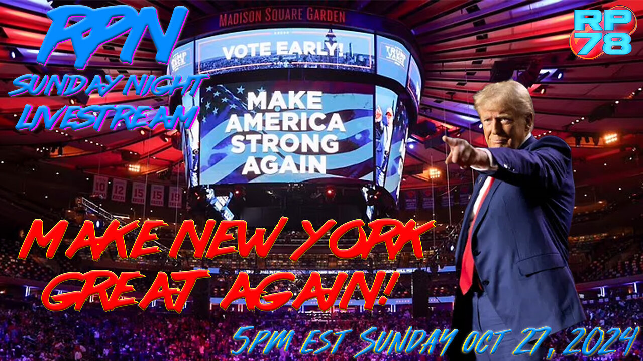 Donald Trump Rally LIVE From Madison Square Garden on Sun Night Livestream